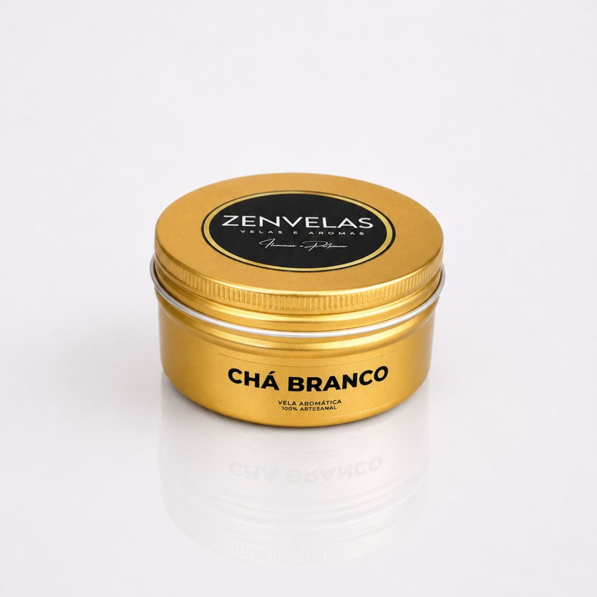 Vela Aromática Latinha 100g | Chá Branco, Lavanda, Canela e Mais Aromas - Imagem 3